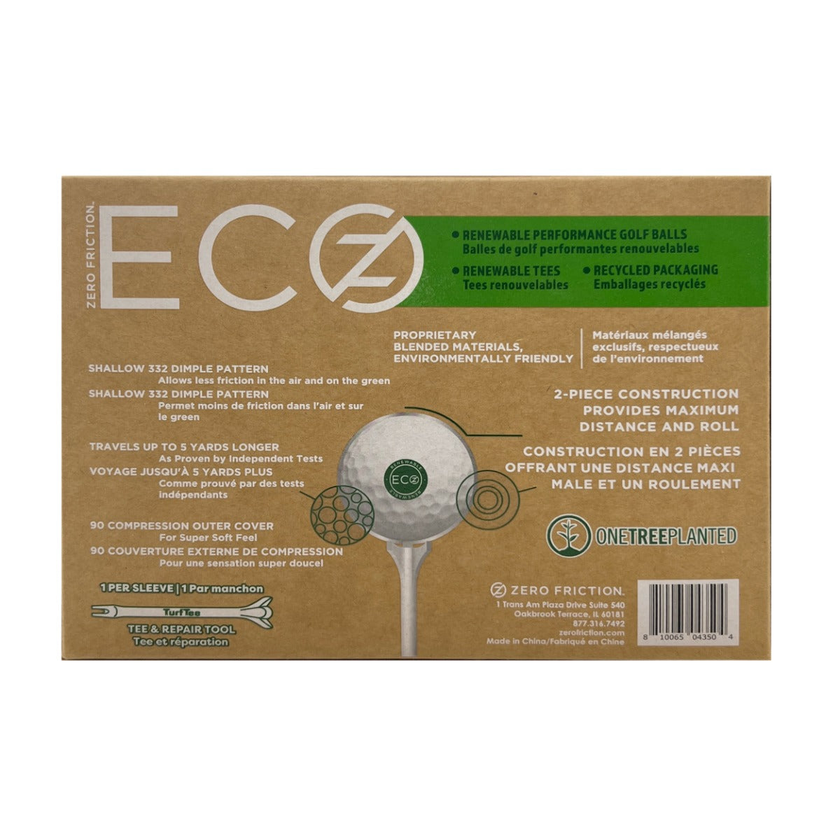 Eco Z Renewable Performance Golf Balls – Zero Friction