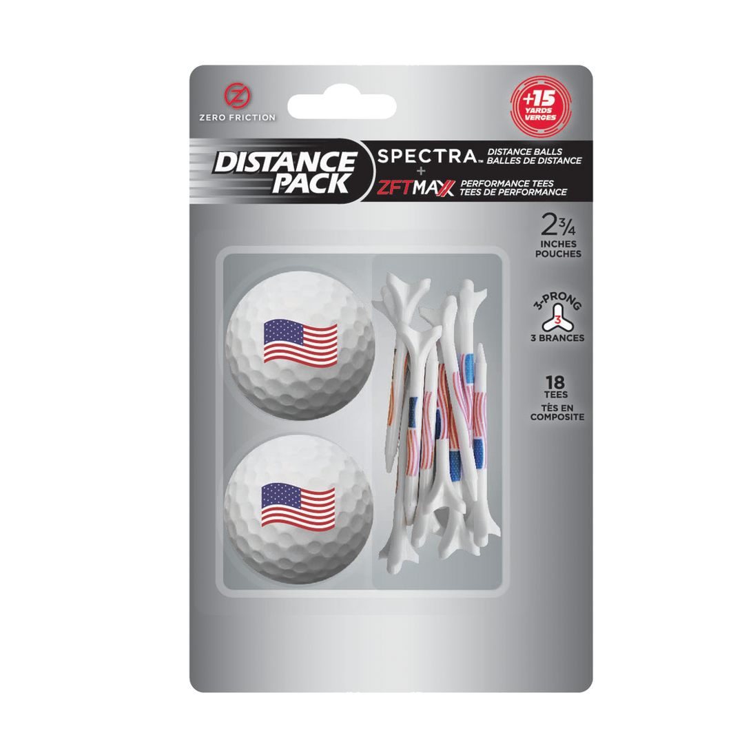 American Flag Spectra Two Ball Tee Pack