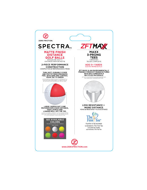 Spectra Two Ball-Tee Packs