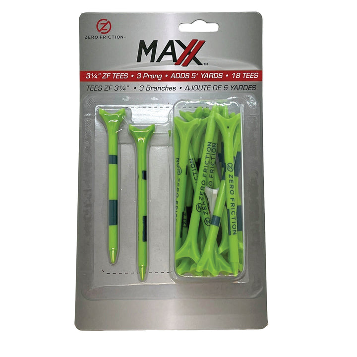 ZFT Maxx Tees-4 prong-2 3/4 inch-Lime