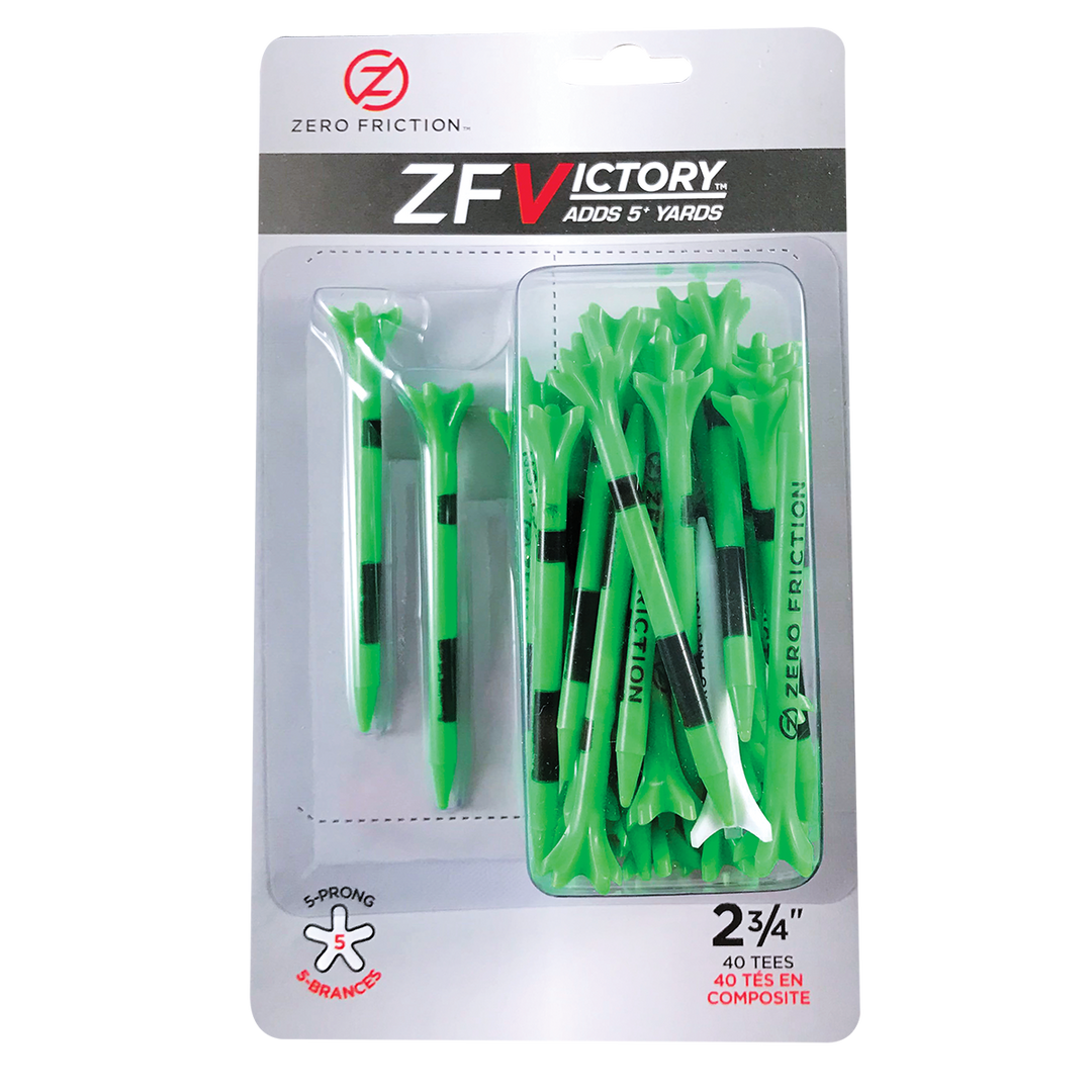 ZFVictory™ 5-Prong Performance Golf Tees – Zero Friction ZFVictory™ 5-Prong Performance Golf Tees – Zero Friction